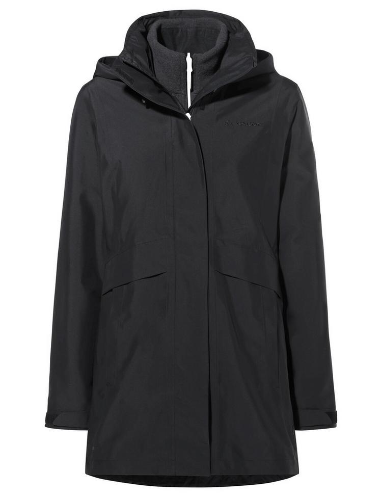 VAUDE VAUDE Idris 3in1 IV Parka Damen - black - 0 | SportScheck