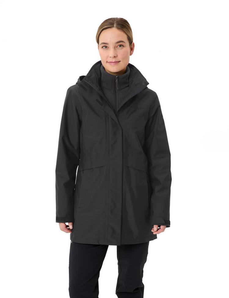VAUDE VAUDE Idris 3in1 IV Parka Damen - black - 4 | SportScheck