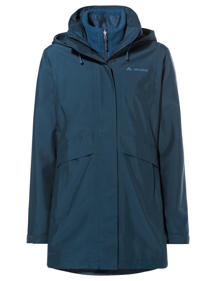 VAUDE VAUDE Idris 3in1 IV Parka Damen - dark sea - 0 | SportScheck