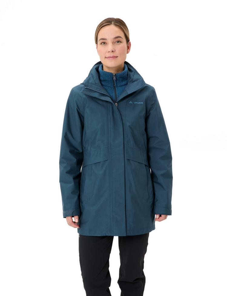 VAUDE VAUDE Idris 3in1 IV Parka Damen - dark sea - 4 | SportScheck