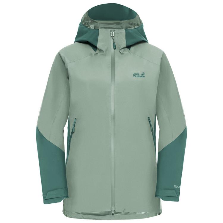 Jack Wolfskin Jack Wolfskin UNBOUND ADVENTURE 2L Regenjacke Damen - green zinnia - 0 | SportScheck