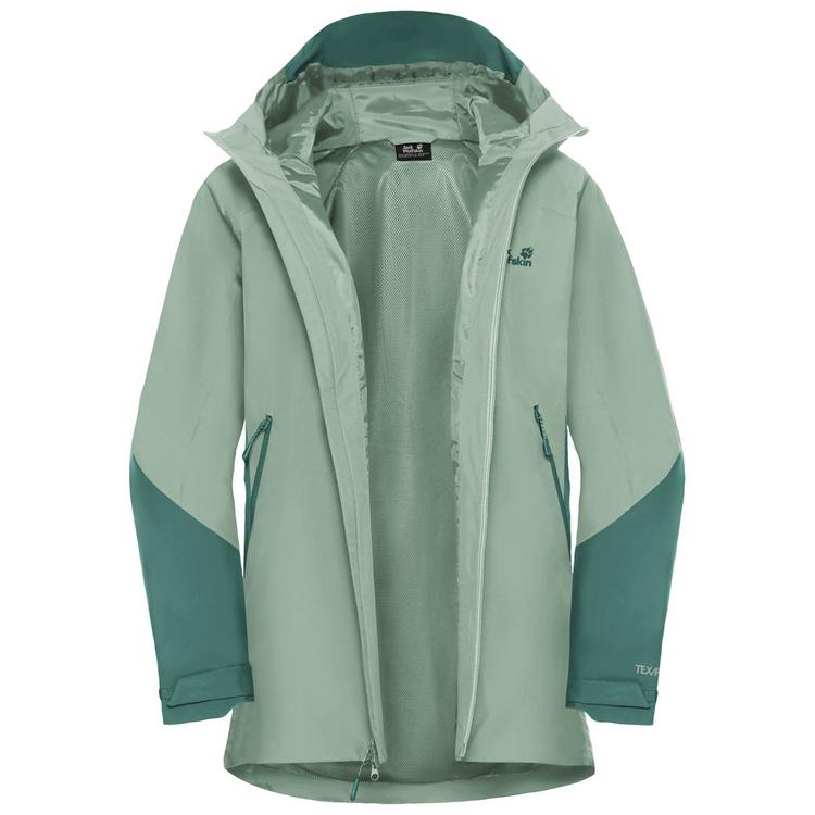 Jack Wolfskin Jack Wolfskin UNBOUND ADVENTURE 2L Regenjacke Damen - green zinnia - 3 | SportScheck