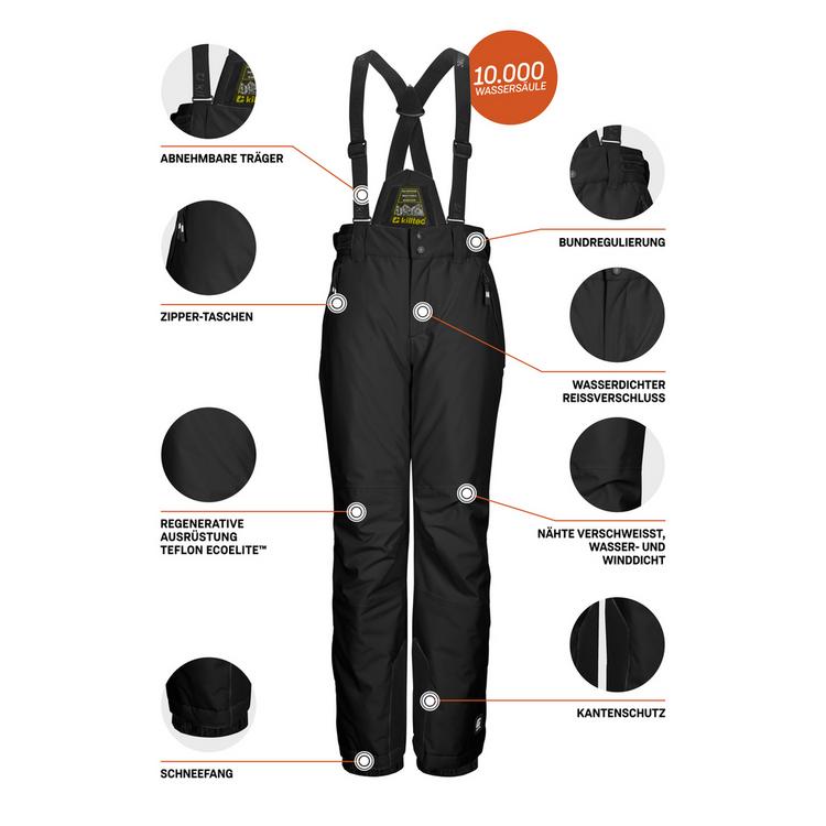 KILLTEC KILLTEC KSW 214 Skihose Jungen - schwarz - 3 | SportScheck