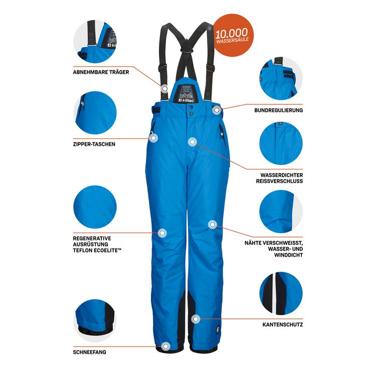 KILLTEC KILLTEC KSW 214 Skihose Jungen - french blau - 3 | SportScheck