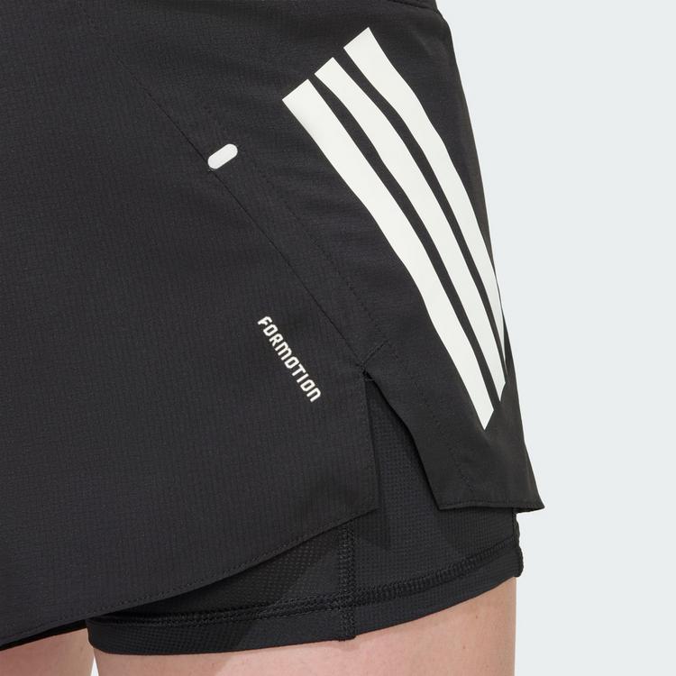 adidas adidas ADI365 /// 2i1 Laufshorts Damen - black - 1 | SportScheck