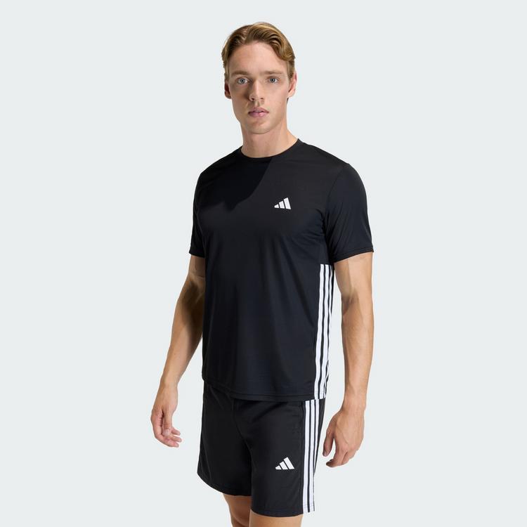 adidas adidas WE BAS 3S Funktionsshirt Herren - black-white - 0 | SportScheck