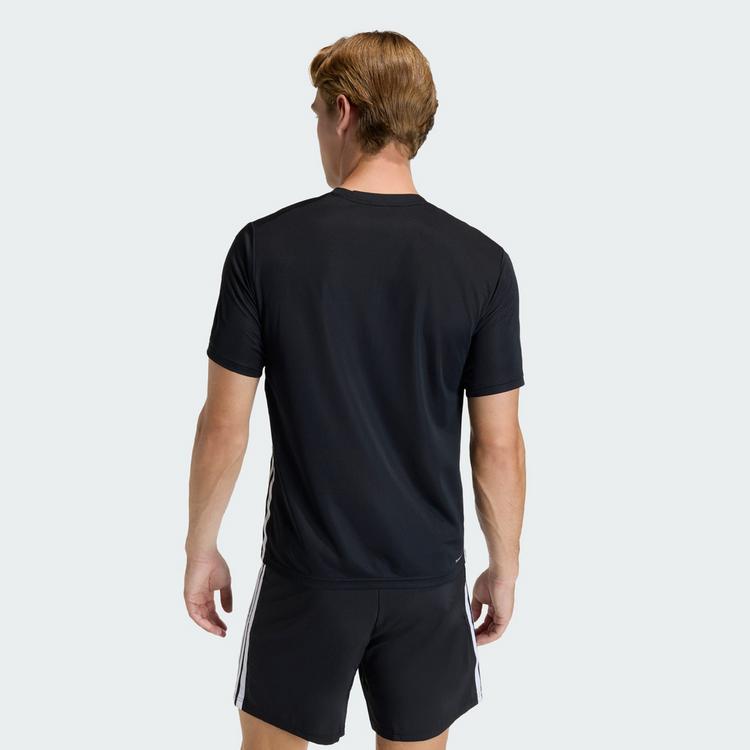adidas adidas WE BAS 3S Funktionsshirt Herren - black-white - 1 | SportScheck