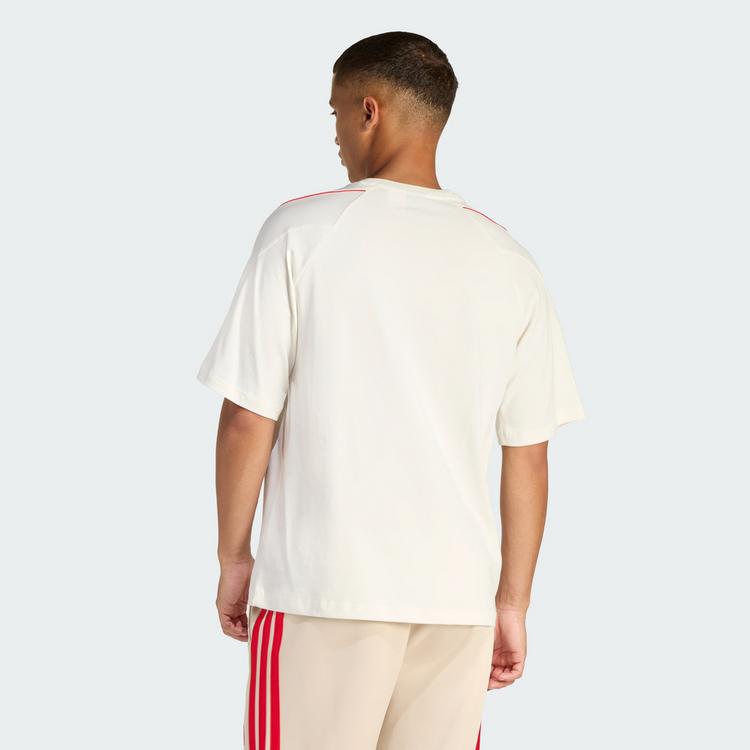 adidas adidas Stadium T-Shirt Herren - owhite-purrub - 1 | SportScheck