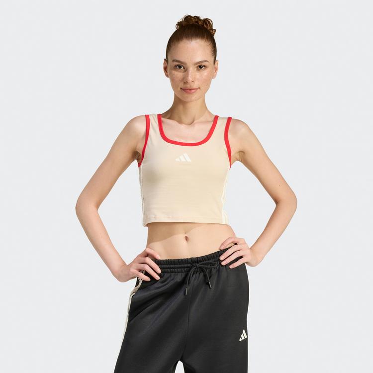 adidas adidas W STADIUM TANK Tanktop Damen - crli-purrub-owhite - 0 | SportScheck