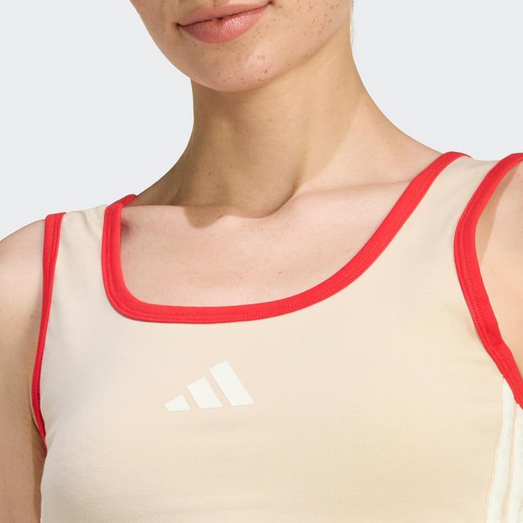adidas adidas W STADIUM TANK Tanktop Damen - crli-purrub-owhite - 0 | SportScheck