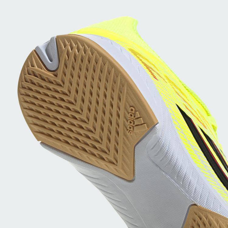 adidas adidas F50 LEAGUE IN J Fu&szlig;ballschuhe Kinder - team solar yellow-core black-lucid red - 5 | SportScheck