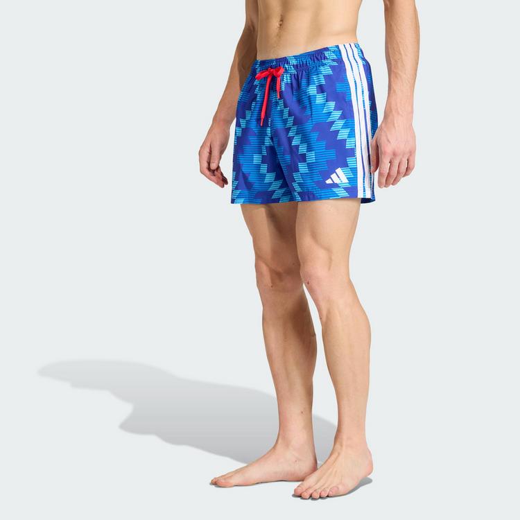 adidas adidas FB AOP SH 5IN Badehose Herren - seblbu-white - 0 | SportScheck