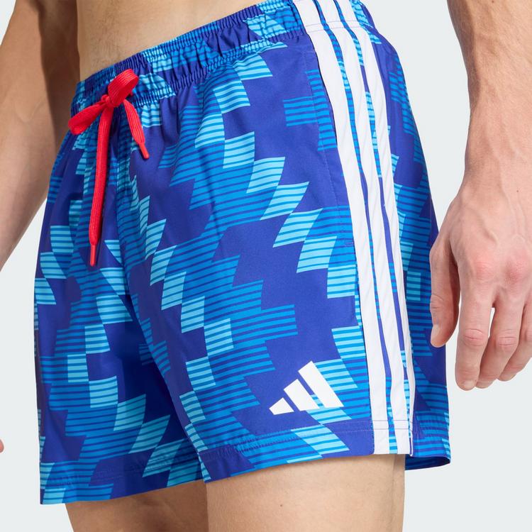 adidas adidas FB AOP SH 5IN Badehose Herren - seblbu-white - 1 | SportScheck