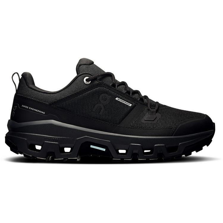 On On CLOUDROCK LOW WP Wanderschuhe Damen - black-black - 1 | SportScheck