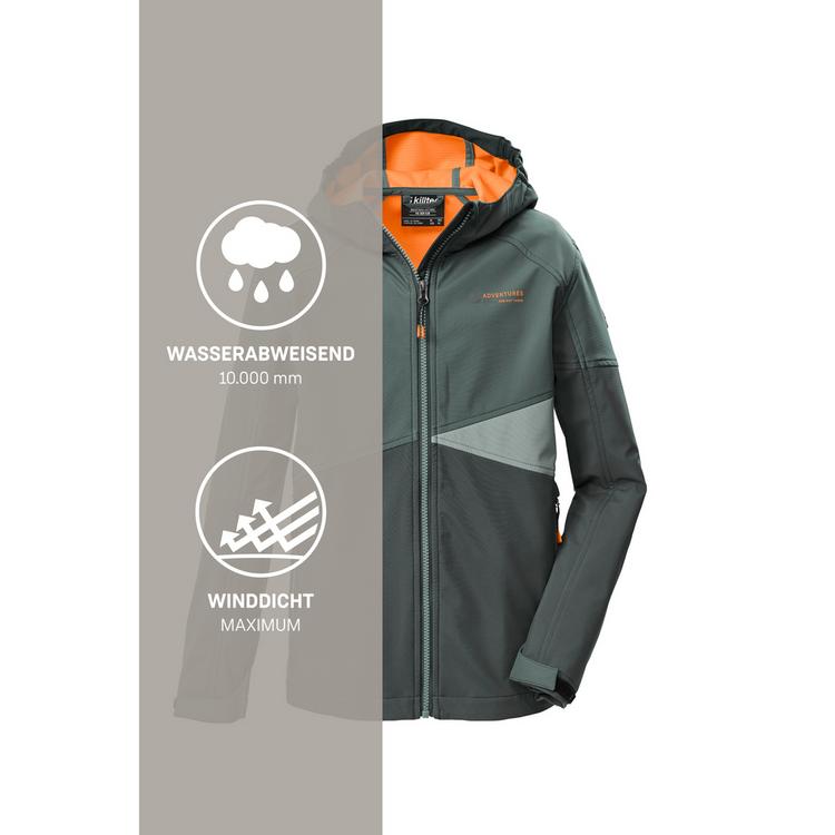 KILLTEC KILLTEC KOS 142 Softshelljacke Kinder - naturgruen - 3 | SportScheck