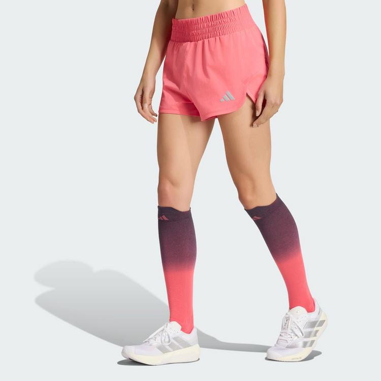 adidas adidas TECH PACER Funktionsshorts Damen - pure turbo-core pink - 0 | SportScheck