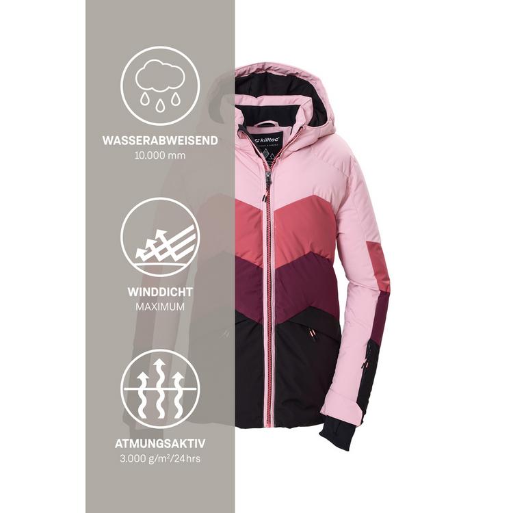 KILLTEC KILLTEC Skijacke M&auml;dchen - rose - 4 | SportScheck