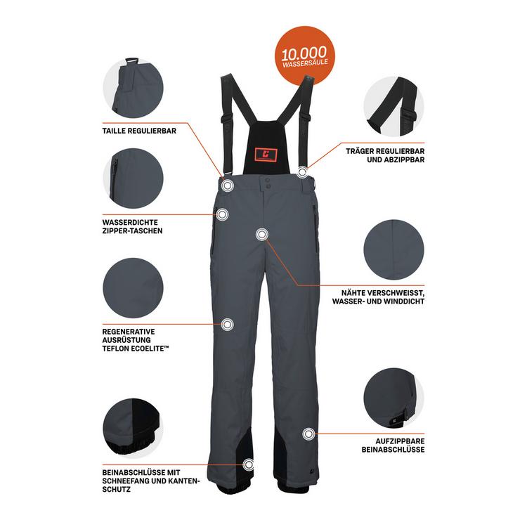 KILLTEC KILLTEC KSW 100 Skihose Herren - stahl - 3 | SportScheck