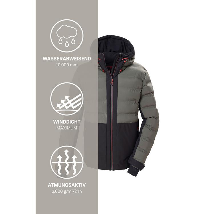 KILLTEC KILLTEC Skijacke Herren - gruenanthrazit-black - 4 | SportScheck
