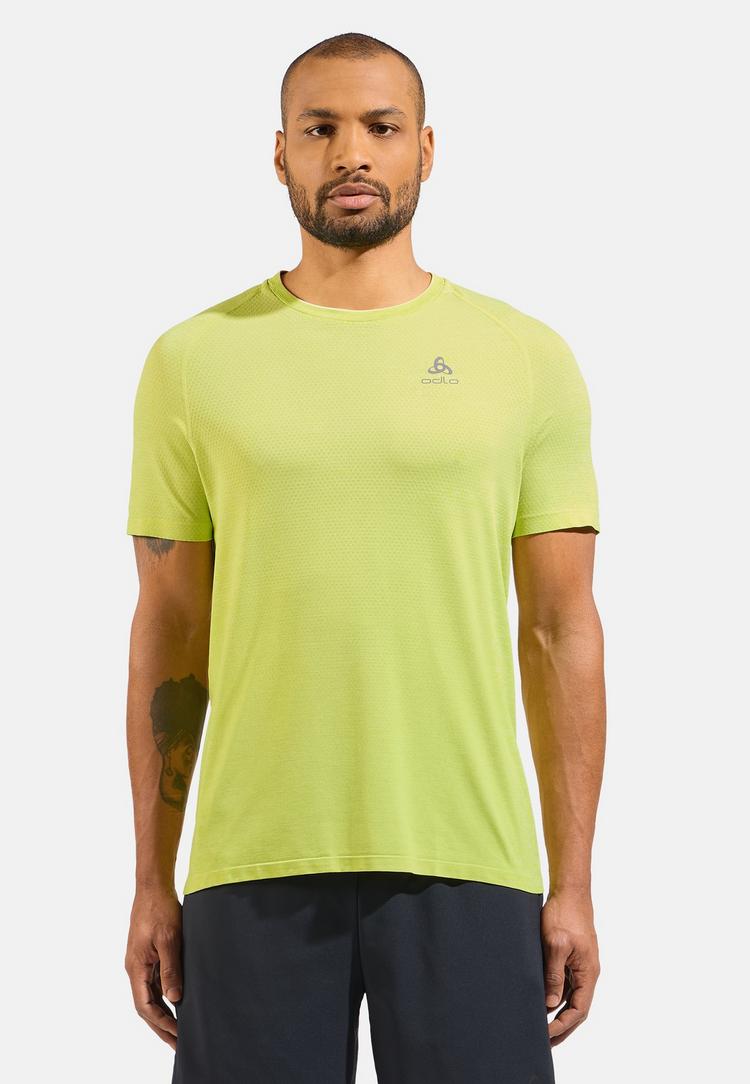 Odlo Odlo Essential Seamless Funktionsshirt Herren - sharp green melange - 0 | SportScheck