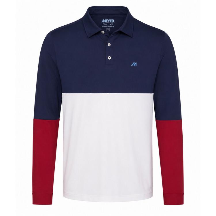 MEYER MEYER Poloshirt mit UV-Schutz Poloshirt Herren - navy - 0 | SportScheck
