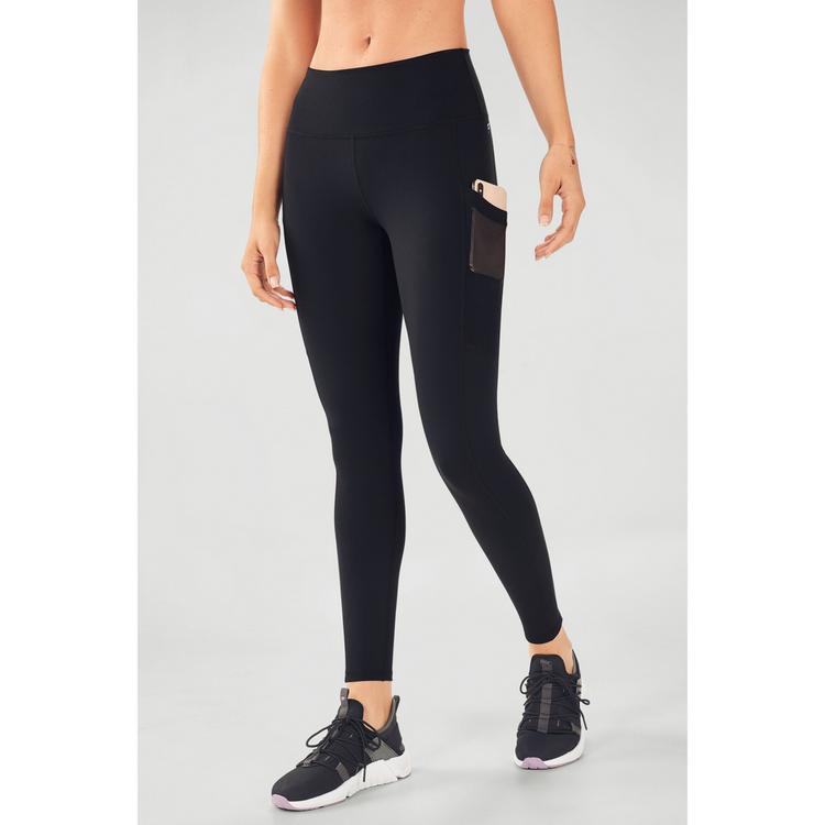 Fabletics Fabletics On-The-Go PowerHold&reg; High-Waist Legging Leggings Damen - Black - 0 | SportScheck