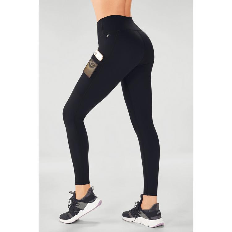 Fabletics Fabletics On-The-Go PowerHold&reg; High-Waist Legging Leggings Damen - Black - 1 | SportScheck