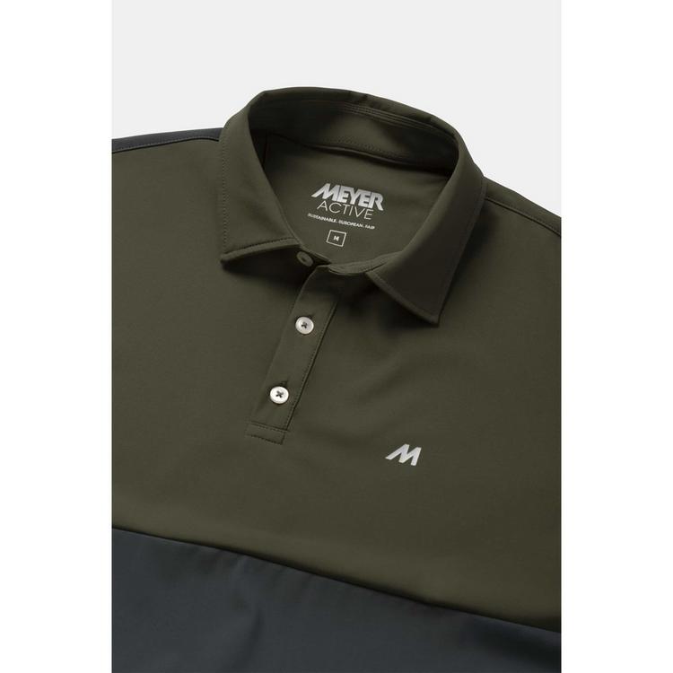 MEYER MEYER Poloshirt mit UV-Schutz Poloshirt Herren - olive - 0 | SportScheck