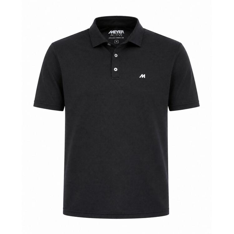 MEYER MEYER Poloshirt, Golf Serie Poloshirt Herren - black - 0 | SportScheck