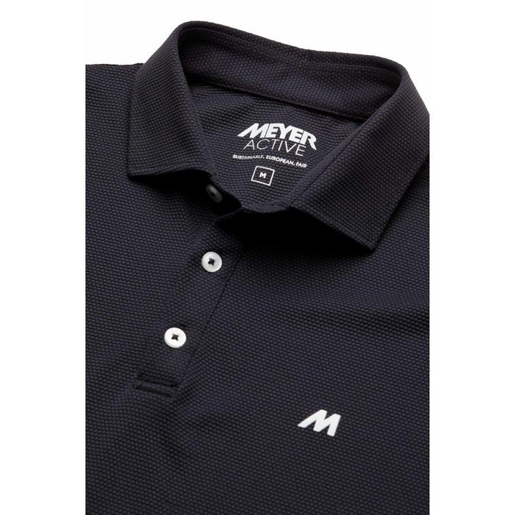 MEYER MEYER Poloshirt, Golf Serie Poloshirt Herren - black - 0 | SportScheck