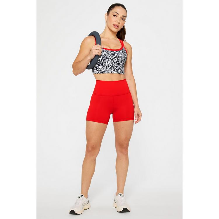 Fabletics Fabletics BOOST POWERHOLD HIGH-WAISTED SHORT 4 Shorts Damen - HEATED RED - 1 | SportScheck