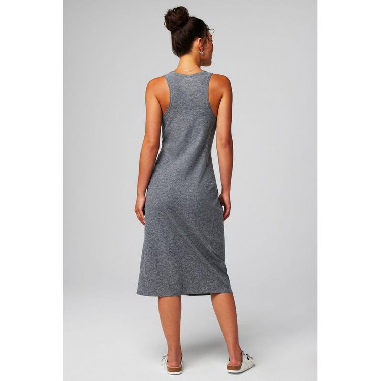 Fabletics Fabletics CLOUD JERSEY MIDI DRESS Jerseykleid Damen - CHARCOAL GREY HEATHER - 1 | SportScheck