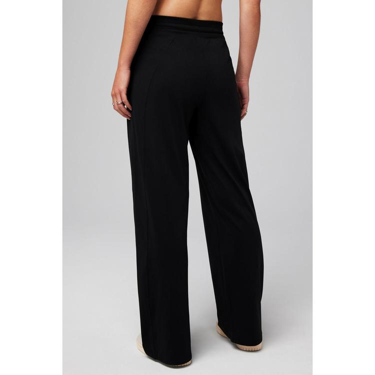 Fabletics Fabletics CLOUD JERSEY WIDE LEG PANT Trainingshose Damen - BLACK - 1 | SportScheck