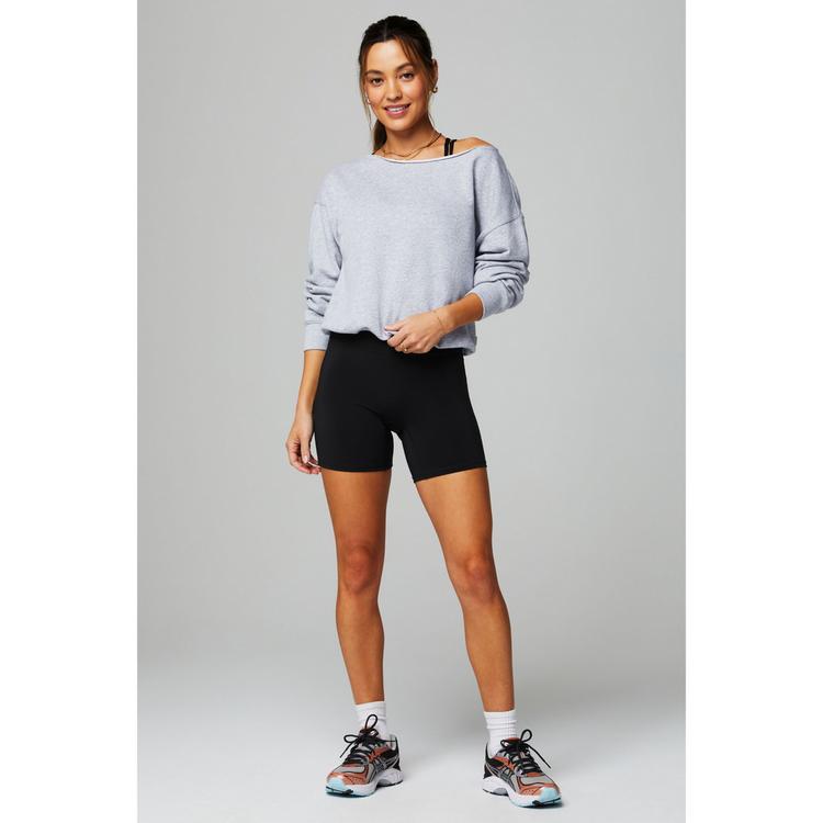 Fabletics Fabletics Year Round Terry Sweatshirt Sweatshirt Damen - CLASSIC GREY - 2 | SportScheck