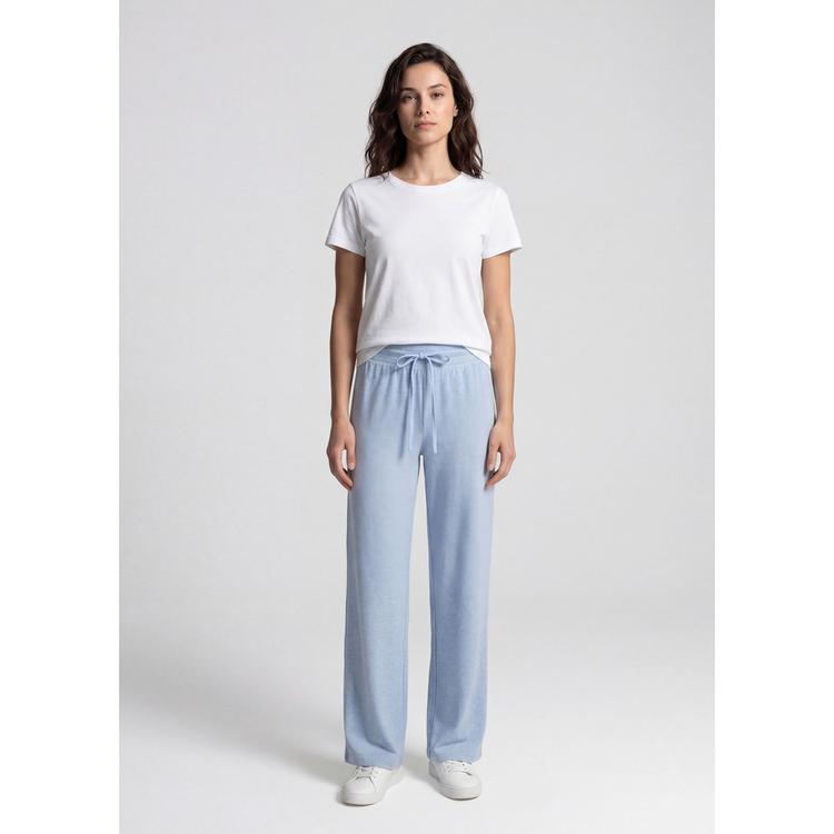 Fabletics Fabletics CLOUD JERSEY WIDE LEG PANT Trainingshose Damen - BLUE OXFORD HEATHER - 2 | SportScheck