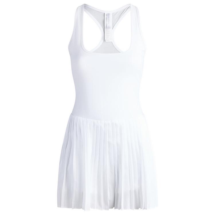 Fabletics Fabletics HOT SHOT PLEATED CLASSIC MINI DRESS Tenniskleid Damen - CLASSIC WHITE - 0 | SportScheck