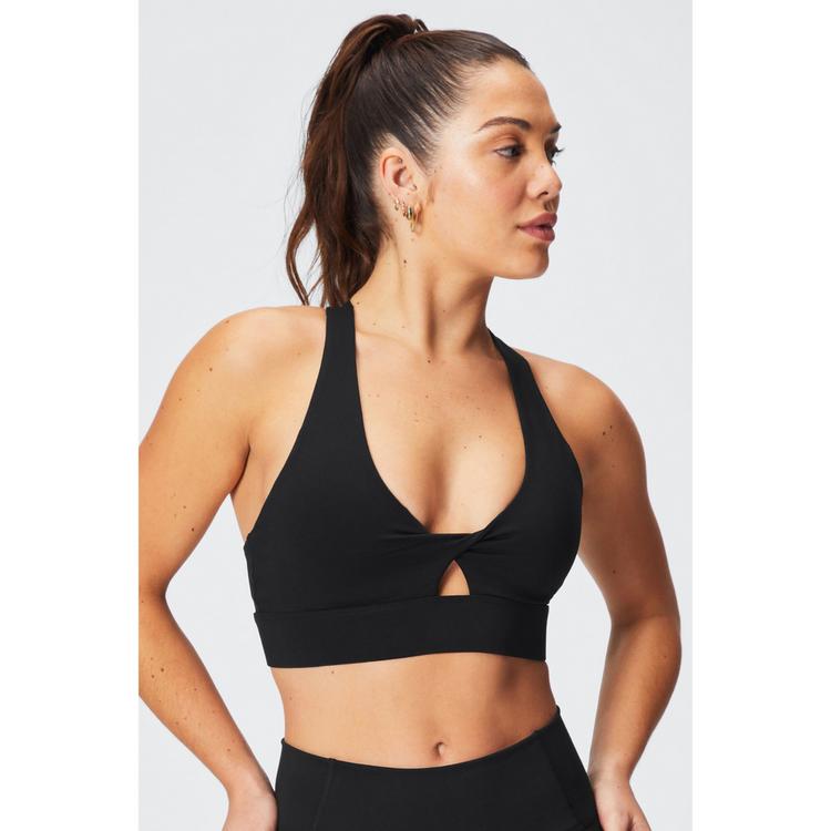 Fabletics Fabletics OASIS TWIST SPORTS BRA BH Damen - Black - 0 | SportScheck