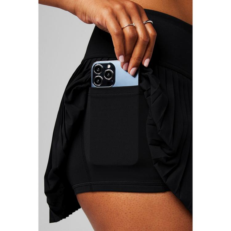 Fabletics Fabletics HOT SHOT PLEATED CLASSIC MINI SKIRT Faltenrock Damen - BLACK - 2 | SportScheck