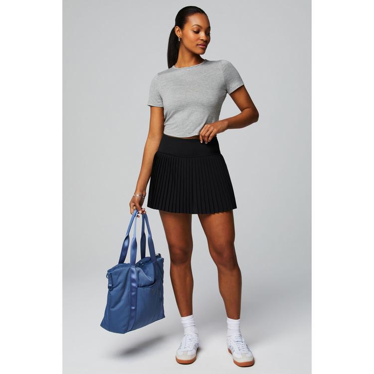 Fabletics Fabletics HOT SHOT PLEATED CLASSIC MINI SKIRT Faltenrock Damen - BLACK - 3 | SportScheck