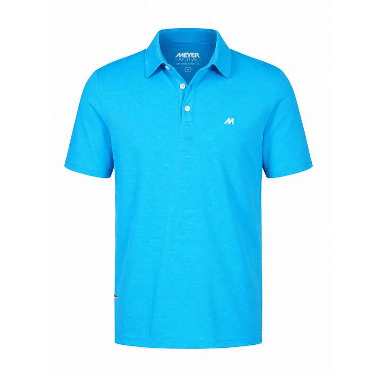 MEYER MEYER Poloshirt, Golf Serie Poloshirt Herren - ice blue - 0 | SportScheck