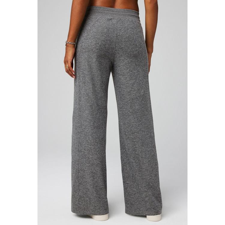 Fabletics Fabletics CLOUD JERSEY WIDE LEG PANT Trainingshose Damen - CHARCOAL GREY HEATHER - 1 | SportScheck