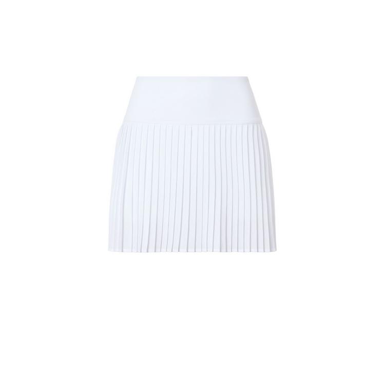 Fabletics Fabletics HOT SHOT PLEATED CLASSIC MINI SKIRT Faltenrock Damen - CLASSIC WHITE - 0 | SportScheck