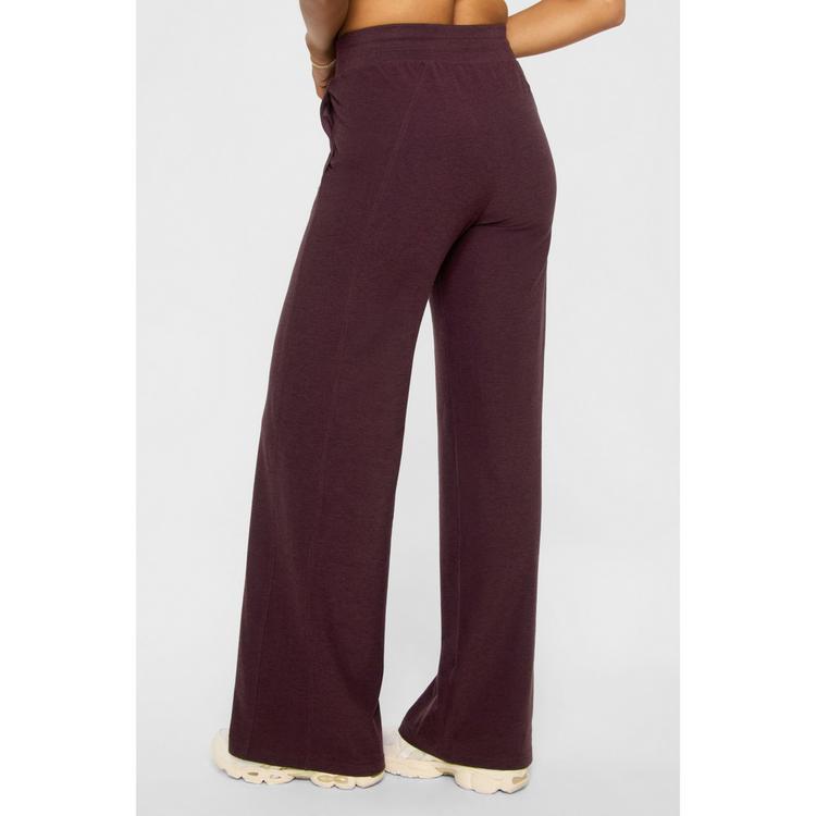 Fabletics Fabletics CLOUD JERSEY WIDE LEG PANT Trainingshose Damen - OXBLOOD HEATHER - 2 | SportScheck