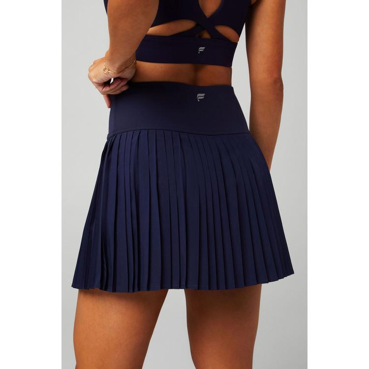 Fabletics Fabletics HOT SHOT PLEATED CLASSIC MINI SKIRT Faltenrock Damen - DEEP NAVY - 2 | SportScheck