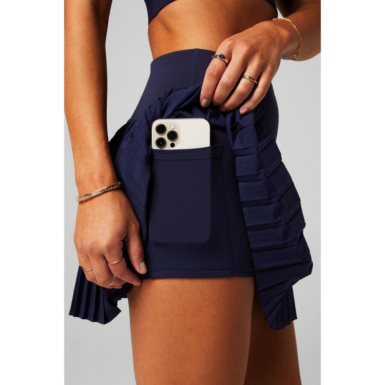 Fabletics Fabletics HOT SHOT PLEATED CLASSIC MINI SKIRT Faltenrock Damen - DEEP NAVY - 3 | SportScheck