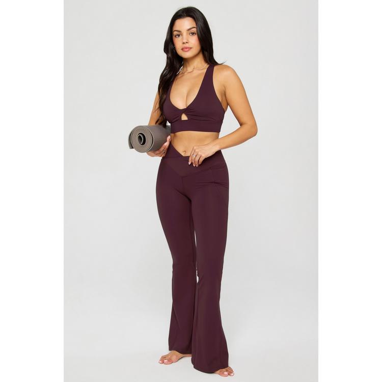 Fabletics Fabletics OASIS TWIST SPORTS BRA BH Damen - OXBLOOD - 2 | SportScheck