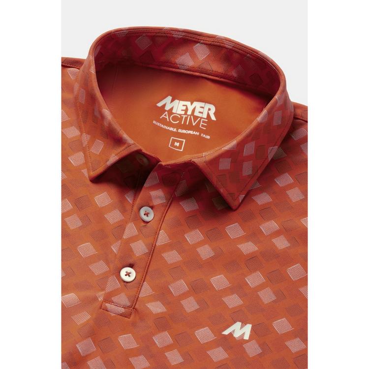 MEYER MEYER Poloshirt mit UV-Schutz Poloshirt Herren - pumpkin - 0 | SportScheck
