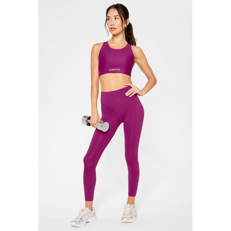 Fabletics Fabletics NO-BOUNCE HIGH IMPACT SPORTS BRA BH Damen - BERRY CRUSH/CLASSIC WHITE - 2 | SportScheck