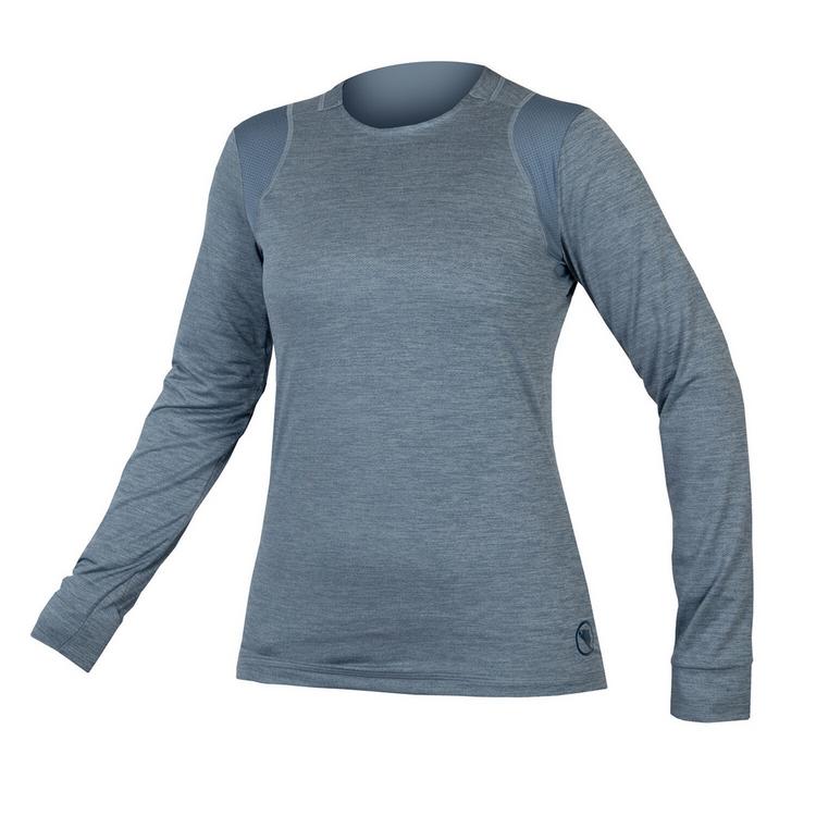 Endura Endura Shirt Langarmshirt Damen - Blue steel - 0 | SportScheck