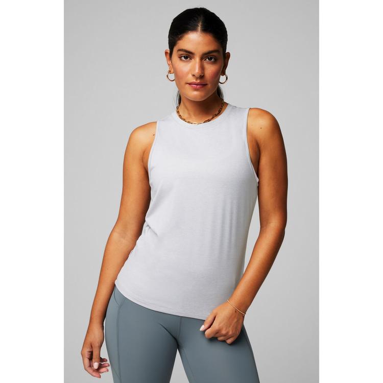 Fabletics Fabletics Dry-Flex Open Back Tanktop Tanktop Damen - Grey - 0 | SportScheck